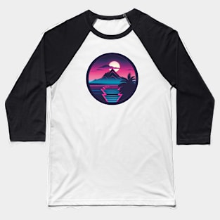 Synthwave 02 Baseball T-Shirt